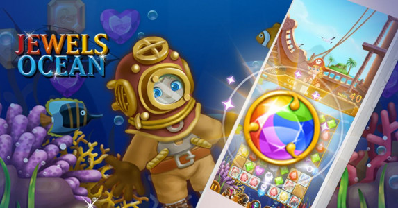اسکرین شات 1 بازی Jewels Ocean