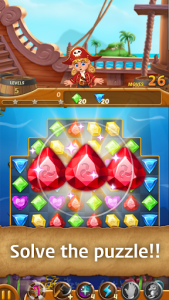 اسکرین شات بازی Jewels Ocean: Match3 Puzzle Adventure 1