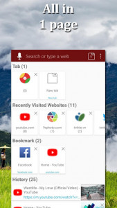 اسکرین شات برنامه We Browser – Fast, private & safe web browser 1
