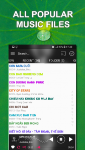 اسکرین شات برنامه Music player 2