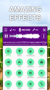 اسکرین شات 1 برنامه Voice changer sound effects