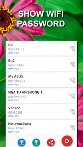 اسکرین شات برنامه Wifi Password Recovery 1