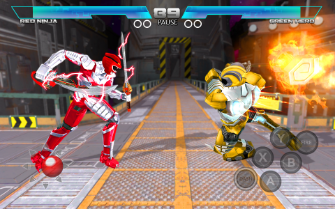 اسکرین شات بازی Hero Dino Fight Ninja Samurai 7