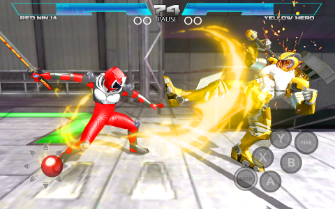 اسکرین شات بازی Hero Dino Fight Ninja Samurai 5