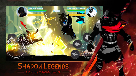 اسکرین شات بازی Shadow legends stickman fight 3