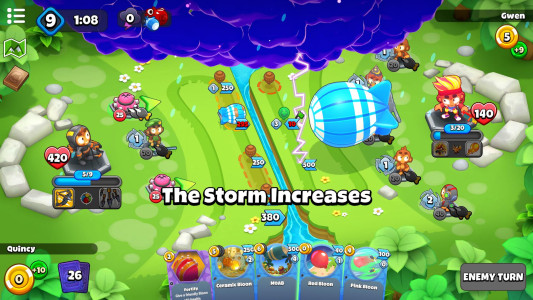 اسکرین شات 2 بازی Bloons Card Storm