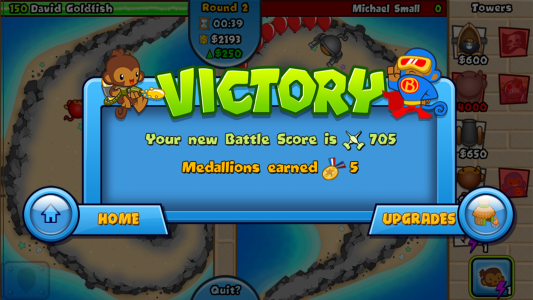 اسکرین شات بازی Bloons TD Battles 3