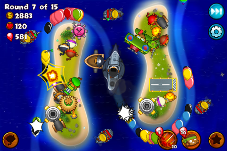 اسکرین شات بازی Bloons Monkey City 2