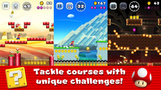 اسکرین شات بازی Super Mario Run 1