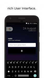 اسکرین شات برنامه notin - notes in notification 2