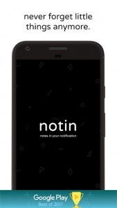 اسکرین شات برنامه notin - notes in notification 1