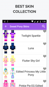 اسکرین شات 2 برنامه Sweet Pony Skin for Minecraft