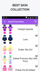 اسکرین شات برنامه Sweet Pony Skin for Minecraft 2