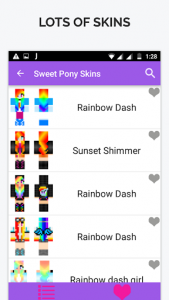 اسکرین شات برنامه Sweet Pony Skin for Minecraft 4