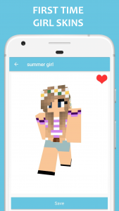 اسکرین شات برنامه Girl Skins for Minecraft 1