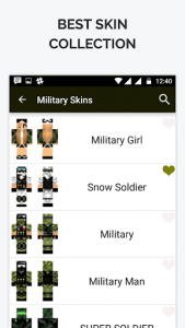 اسکرین شات برنامه Military Skin for Minecraft PE 2