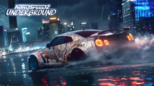 اسکرین شات 1 بازی NS2 car racing game