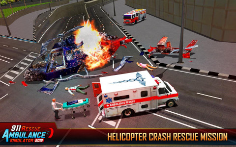 اسکرین شات بازی 911 Ambulance Rescue City Sim 5