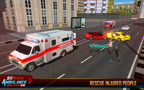 اسکرین شات بازی 911 Ambulance Rescue City Sim 4