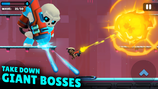 اسکرین شات 2 بازی Autogun Heroes: Run and Gun