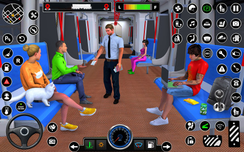 اسکرین شات برنامه City Train Games 3d Train Game 4