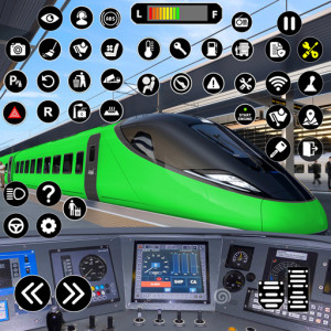 اسکرین شات برنامه City Train Games 3d Train Game 1
