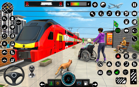 اسکرین شات برنامه City Train Games 3d Train Game 2