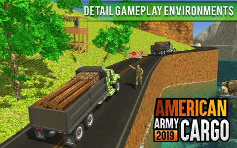 اسکرین شات برنامه US Army Truck Driver Sim 3D 6