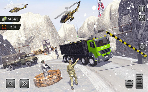 اسکرین شات برنامه US Army Truck Driver Sim 3D 5