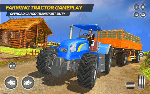 اسکرین شات برنامه Big Tractor Farmig Sim 3D 3