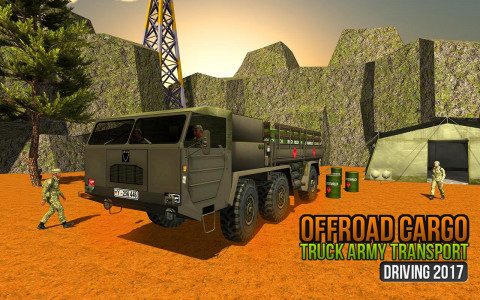 اسکرین شات بازی Offroad US Army Truck Driving 7
