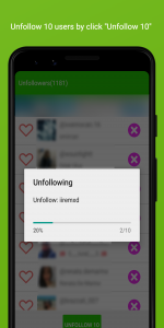 اسکرین شات برنامه Unfollow Easy 3