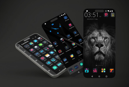 اسکرین شات 1 برنامه Black Theme