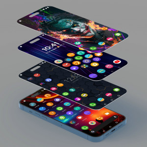 اسکرین شات برنامه Icon pack for Android ™ 3