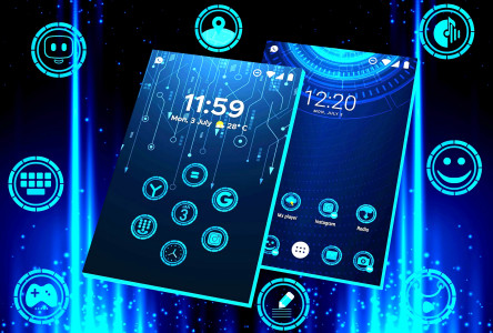 اسکرین شات 3 برنامه Hi tech Theme