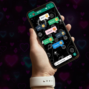 اسکرین شات 2 برنامه Wallpapers for chat