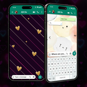 اسکرین شات 6 برنامه Wallpapers for chat