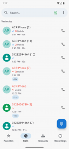 اسکرین شات 7 برنامه ACR Phone