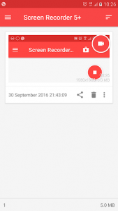 اسکرین شات برنامه Screen Recorder 3