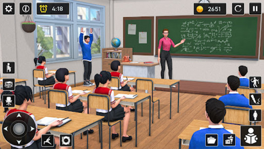 اسکرین شات 3 بازی High School Teacher Games 24