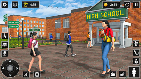 اسکرین شات 1 بازی High School Teacher Games 24