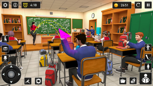 اسکرین شات 2 بازی High School Teacher Games 24