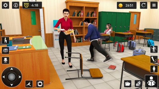 اسکرین شات 4 بازی High School Teacher Games 24