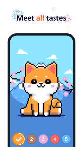 اسکرین شات 1 برنامه No.Pix Color by Number & Pixel