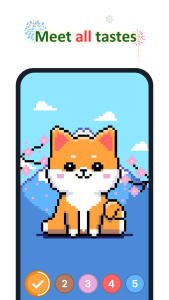 اسکرین شات 1 برنامه No.Pix Color by Number & Pixel