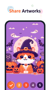 اسکرین شات 6 برنامه No.Pix Color by Number & Pixel