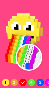 اسکرین شات 4 برنامه Number Coloring