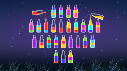 اسکرین شات 2 بازی Color Water Sort Woody Puzzle