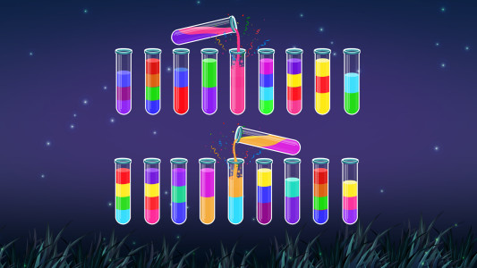 اسکرین شات 3 بازی Color Water Sort Woody Puzzle
