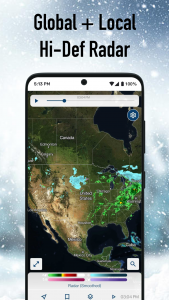 اسکرین شات 1 برنامه Weather Hi-Def Radar